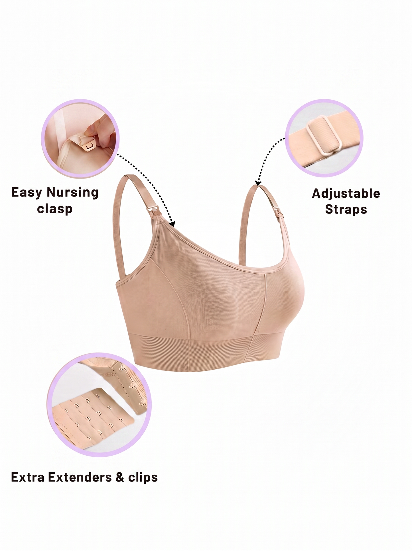 The Crescent Nursing Bra